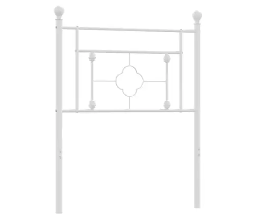 Gultas Galvgalis, Metāls, Balts, 80 Cm Vidaxl Gultas Galvgalis, Metāls, Balts, 80 Cm Vidaxl
