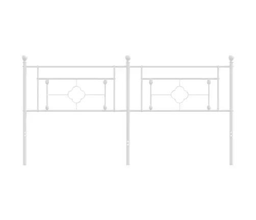 Gultas Galvgalis, Balts, 180 Cm Vidaxl