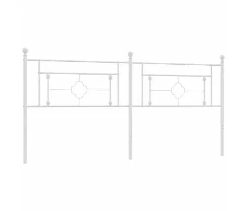 Gultas Galvgalis, Balts, 200 Cm Vidaxl Gultas Galvgalis, Balts, 200 Cm Vidaxl