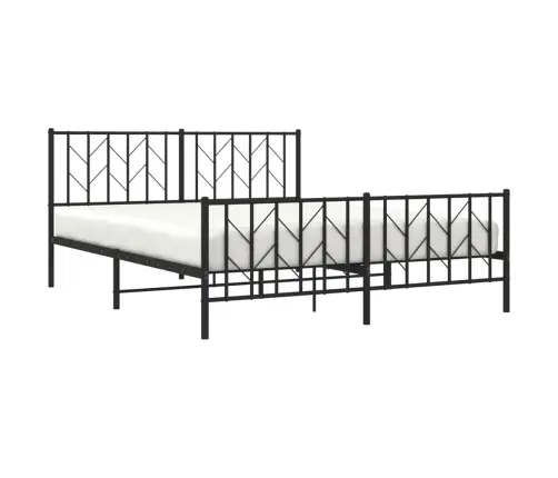 Lovos Rėmas Be Čiužinio, Juodas, 160X200cm Metalas Lovos Rėmas Be Čiužinio, Juodas, 160X200cm Metalas