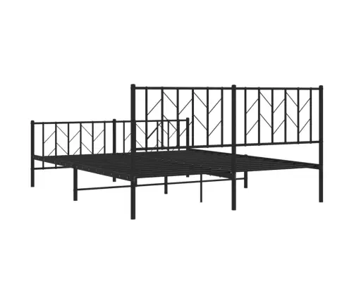 Lovos Rėmas Be Čiužinio, Juodas, 160X200cm Metalas Lovos Rėmas Be Čiužinio, Juodas, 160X200cm Metalas
