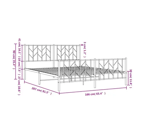 Lovos Rėmas Be Čiužinio, Juodas, 160X200cm Metalas Lovos Rėmas Be Čiužinio, Juodas, 160X200cm Metalas