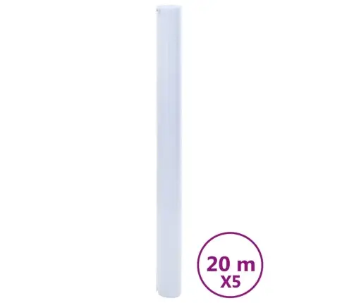 Loga Plēves, 5 Gab., Matētas, Pelēkas, Pvc Vidaxl