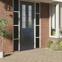 Loga Plēves, 5 Gab., Matēti Melnas, Pvc Vidaxl