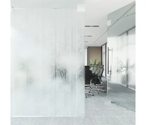 Loga Plēves, 4 Gab., Matētas, Bambusa Raksts, Pvc Vidaxl