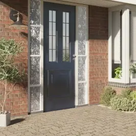 Aknakiled 4 Tk, Jäätunud Lille Muster, Pvc