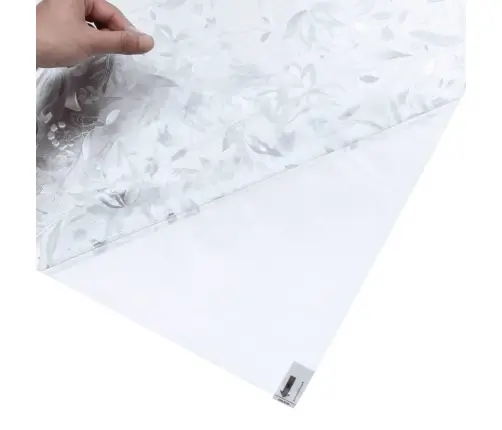 Loga Plēves, 4 Gab., Matētas, Zieda Raksts, Pvc Vidaxl