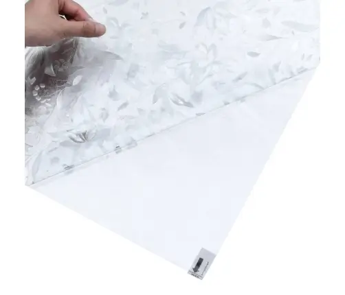 Loga Plēves, 2 Gab., Matētas, Zieda Raksts, Pvc Vidaxl