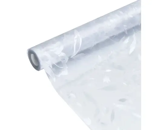 Aknakiled 4 Tk, Jäätunud Lille Muster, Pvc