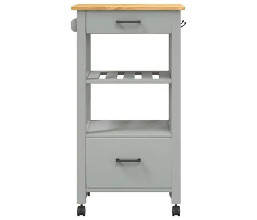 Virtuves Ratiņi Monza, 48X40X90 Cm, Priedes Masīvkoks Vidaxl