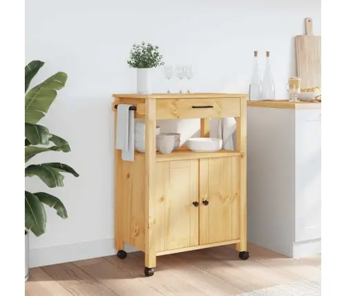 Köögikäru "Monza", 60 X 40 X 88,5 cm Männipuit