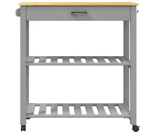 Virtuves Ratiņi Monza, 84X40X88,5 Cm, Priedes Masīvkoks Vidaxl