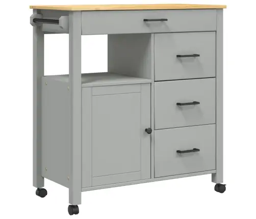 Köögikäru "Monza", 84 X 40 X 88,5 cm Männipuit