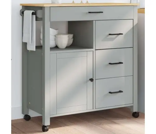 Köögikäru "Monza", 84 X 40 X 88,5 cm Männipuit