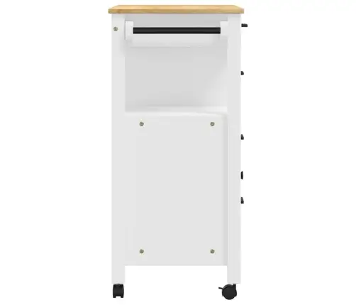 Virtuves Ratiņi Monza, 84X40X90 Cm, Priedes Masīvkoks Vidaxl