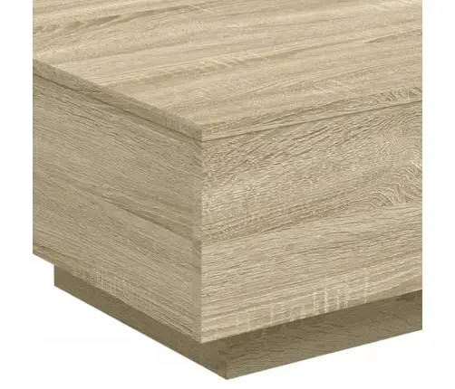 Kafijas Galdiņš, Ozolkoka Krāsā, 55X55X31 Cm, Skaidu Plāksne Vidaxl