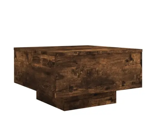 Kafijas Galdiņš Ar Led, Ozolkoka, 55X55X31 Cm Vidaxl