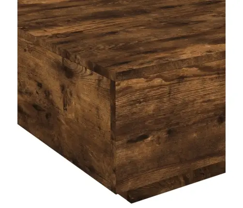 Kafijas Galdiņš, Ozolkoka Krāsā, 80X80X31 Cm, Skaidu Plāksne Vidaxl