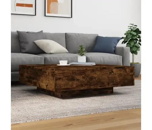 Kavos Staliukas, Dūminio Ąžuolo, 100X100X31cm Apdirbta Mediena