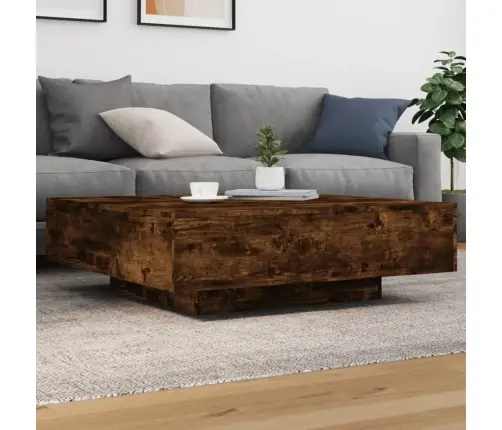 Kavos Staliukas, Dūminio Ąžuolo, 100X100X31cm Apdirbta Mediena