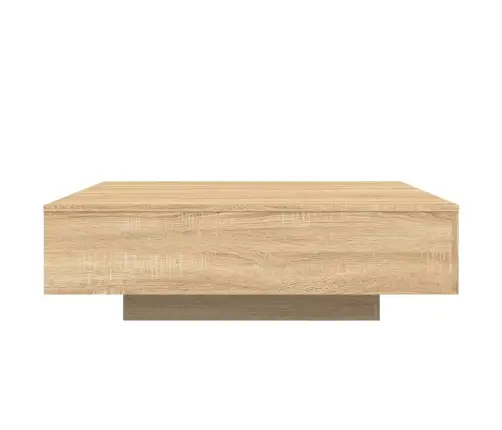 Kafijas Galdiņš Ar Led, Ozola Krāsā, 100X100X31 Cm Vidaxl