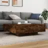 Kafijas Galdiņš Ar Led, Ozolkoka, 100X100X31 Cm Vidaxl Kafijas Galdiņš Ar Led, Ozolkoka, 100X100X31 Cm Vidaxl