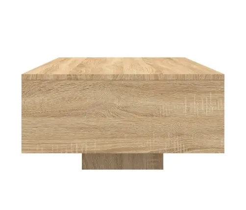 Kafijas Galdiņš Ar Led, Ozola Krāsā, 85X55X31 Cm Vidaxl