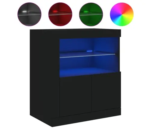 Puhvetkapp Led-Tulega, Must, 60,5 X 37 X 67 Cm