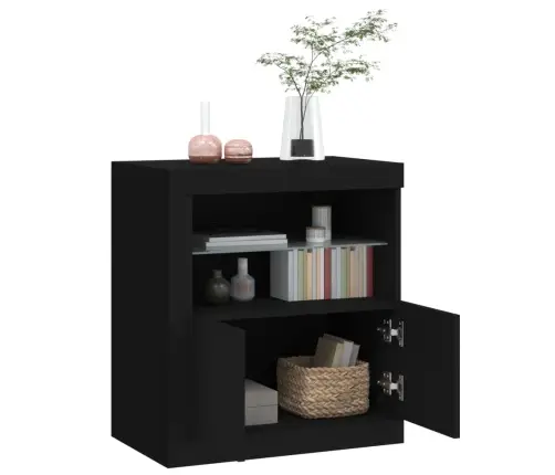 Puhvetkapp Led-Tulega, Must, 60,5 X 37 X 67 Cm