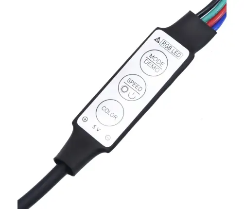 Šoninė Spintelė Su Led Lemputėmis, Dūminio Ąžuolo, Mediena