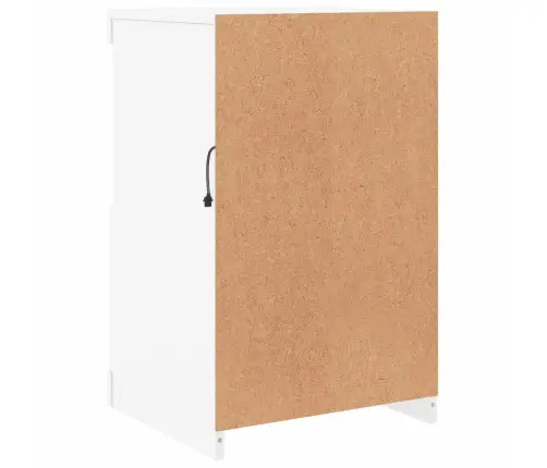 Külgkapp Led-Valgustusega, Valge, Tehispuit