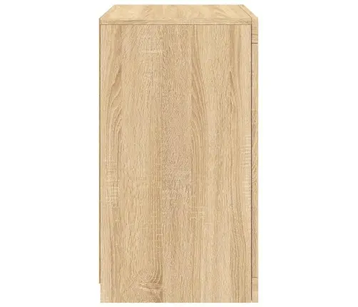 Külgkapp Led-Valgustusega, Sonoma Tamm, Tehispuit