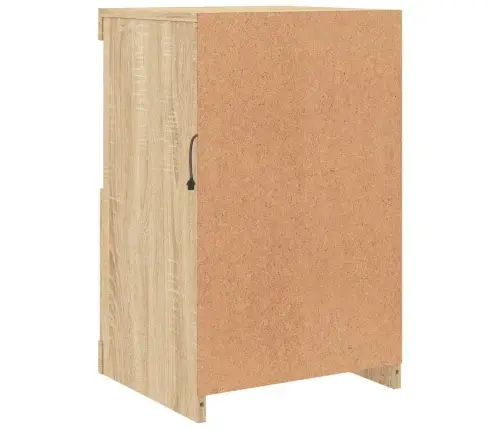 Külgkapp Led-Valgustusega, Sonoma Tamm, Tehispuit