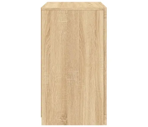 Külgkapid Led-Valgustusega 2 Tk, Sonoma Tamm, Tehispuit