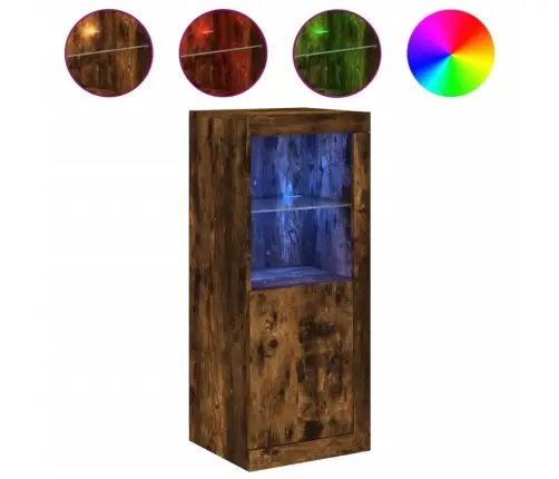 Kumode Ar Led Lampiņām, Ozolkoka Krāsa, 41X37X100 Cm Vidaxl Kumode Ar Led Lampiņām, Ozolkoka Krāsa, 41X37X100 Cm Vidaxl