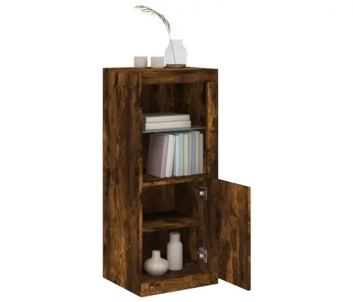 Kumode Ar Led Lampiņām, Ozolkoka Krāsa, 41X37X100 Cm Vidaxl Kumode Ar Led Lampiņām, Ozolkoka Krāsa, 41X37X100 Cm Vidaxl