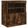 Kumode Ar Led Lampiņām, Ozolkoka Krāsa, 60X37X67 Cm Vidaxl Kumode Ar Led Lampiņām, Ozolkoka Krāsa, 60X37X67 Cm Vidaxl