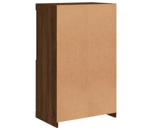Puhvetkapp Led-Tuledega, Pruun Tamm, 60,5 X 37 X 100 Cm