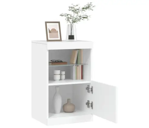 Kumode Ar Led Lampiņām, Balta, 41X37X67 Cm Vidaxl Kumode Ar Led Lampiņām, Balta, 41X37X67 Cm Vidaxl