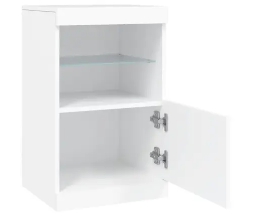 Kumode Ar Led Lampiņām, Balta, 41X37X67 Cm Vidaxl Kumode Ar Led Lampiņām, Balta, 41X37X67 Cm Vidaxl