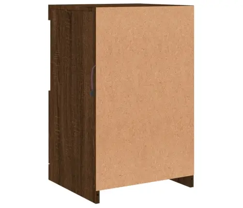 Kumode Ar Led Lampiņām, Brūna Koka Krāsa, 41X37X67 Cm Vidaxl
