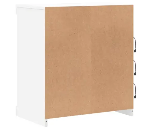 Kumode Ar Led Lampiņām, Balta, 60,5X37X67 Cm Vidaxl Kumode Ar Led Lampiņām, Balta, 60,5X37X67 Cm Vidaxl