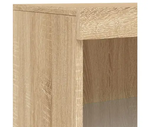 Šoninė Spintelė Su Led Lemputėmis, Ąžuolo, 60,5X37X100Cm