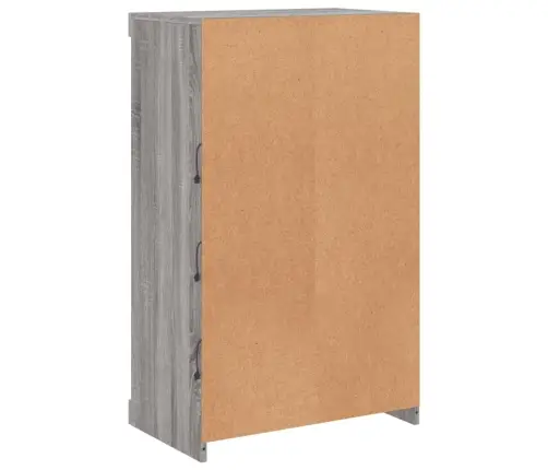 Kumode Ar Led Lampiņām, Pelēka Ozolkoka Krāsa, 60,5X37X100 Cm Vidaxl Kumode Ar Led Lampiņām, Pelēka Ozolkoka Krāsa, 60,5X37X100 Cm Vidaxl