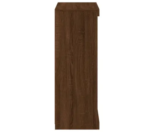 Šoninė Spintelė Su Led Lemputėmis, Ruda Ąžuolo, 60,5X37X100Cm