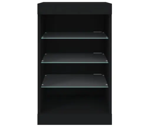 Puhvetkapp Led-Tuledega, Must, 41 X 37 X 67 Cm