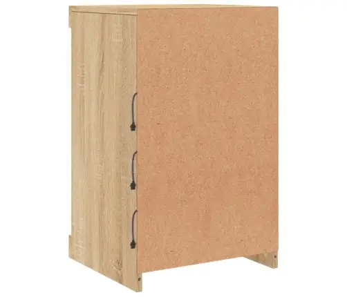 Puhvetkapp Led-Tuledega, Sonoma Tamm, 41 X 37 X 67 Cm