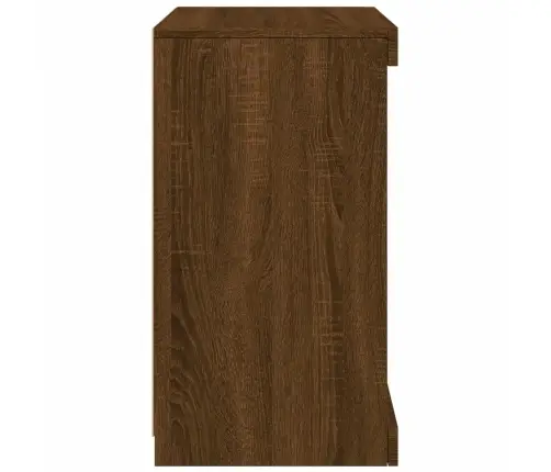 Šoninė Spintelė Su Led Lemputėmis, Ruda Ąžuolo, 41X37X67Cm