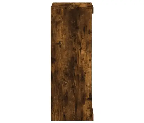 Šoninė Spintelė Su Led Lemputėmis, Dūminio Ąžuolo, 41X37X100Cm