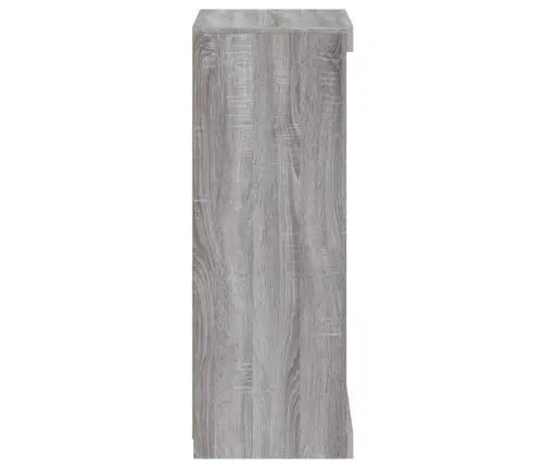 Šoninė Spintelė Su Led Lemputėmis, Pilka Ąžuolo, 41X37X100Cm